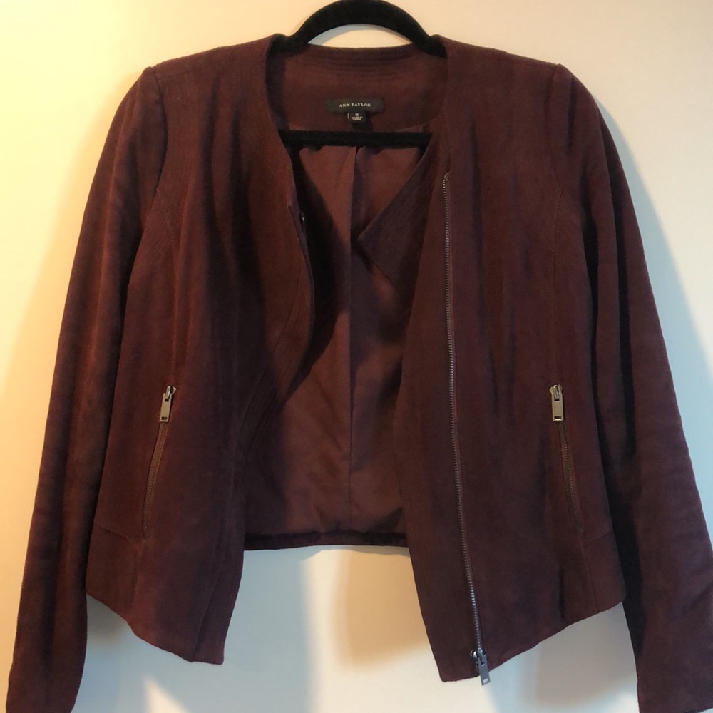 Ann Taylor suede jacket!